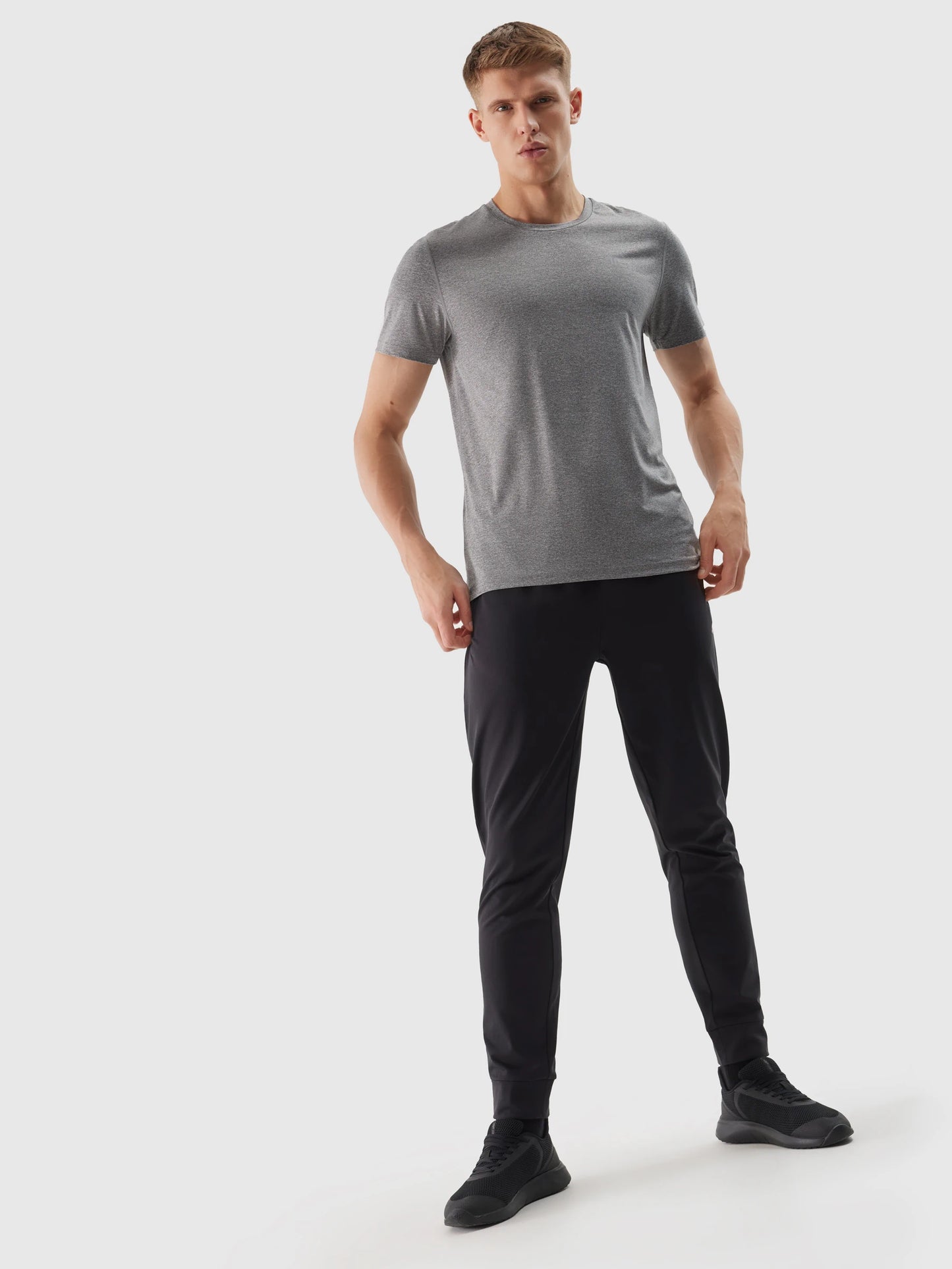 Мужская футболка для тренировок 4F M599 4FWSS24TFTSM599 Cool light grey