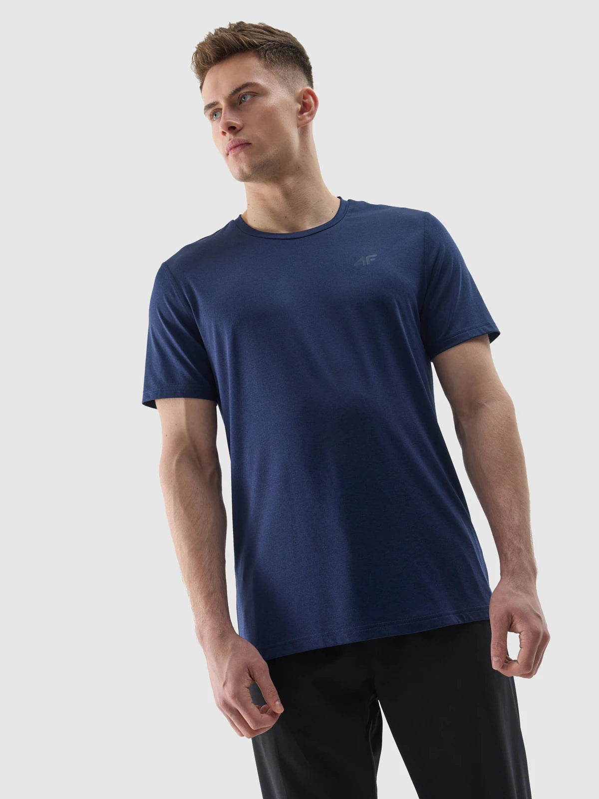 Мужская футболка для тренировок 4F M599 4FWSS24TFTSM599 Navy