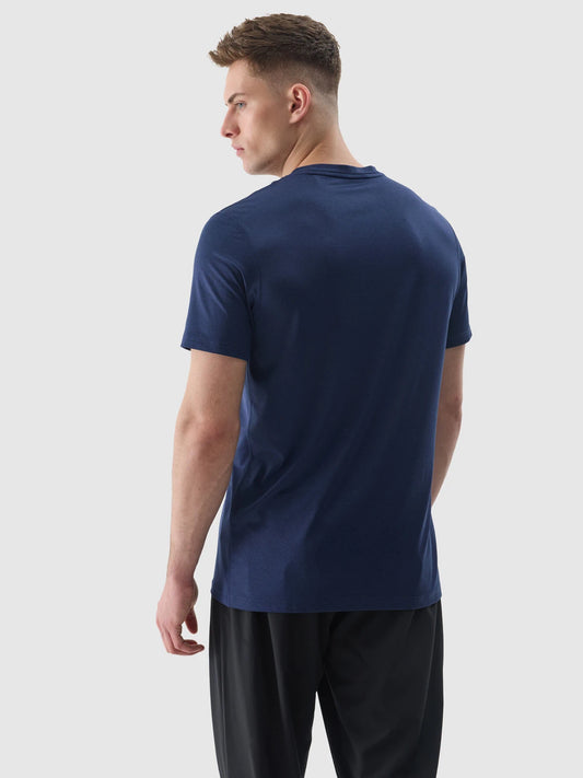 Tricou de antrenament pentru bărbați 4F M599 4FWSS24TFTSM599 Navy