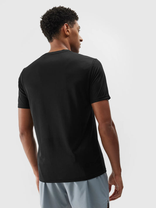 Tricou de alergare pentru bărbați 4F M697 4FWSS24TFTSM697 Deep black
