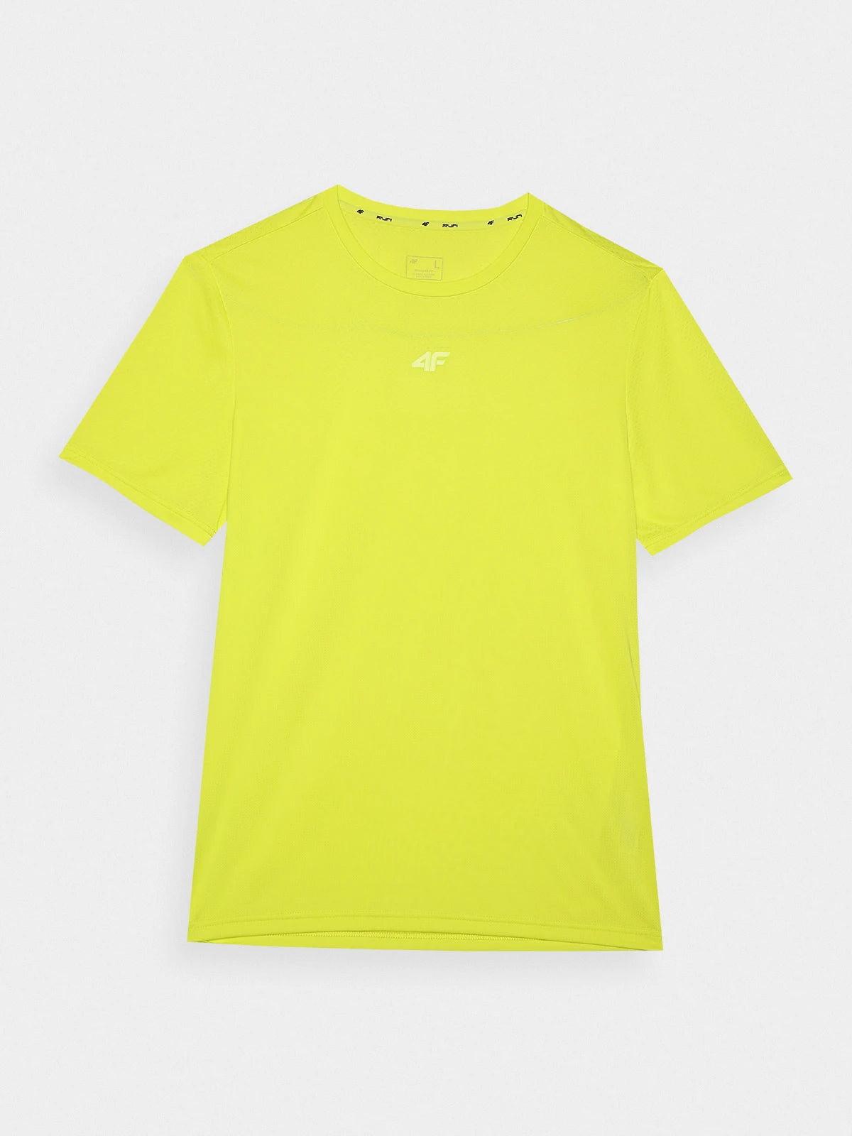 Tricou de alergare pentru bărbați 4F M697 4FWSS24TFTSM697 Canary green