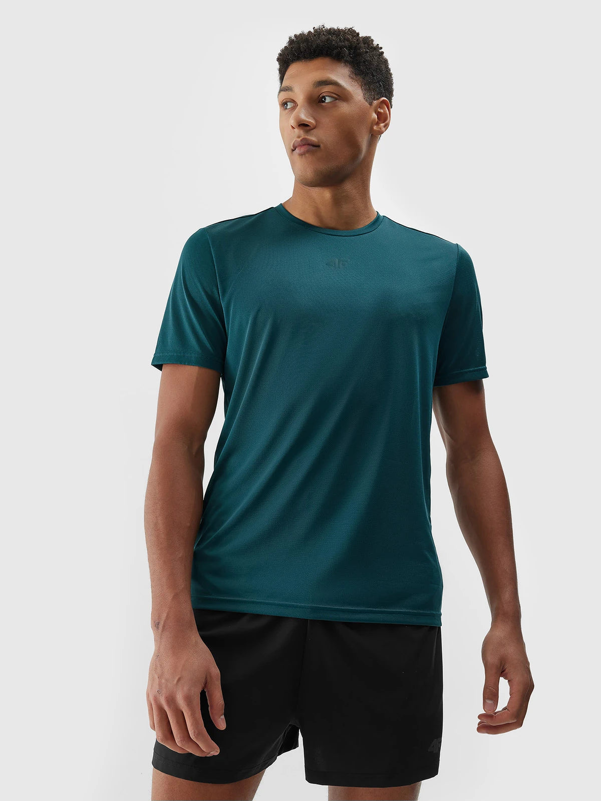 Tricou de alergare pentru bărbați 4F M697 4FWSS24TFTSM697 Teal