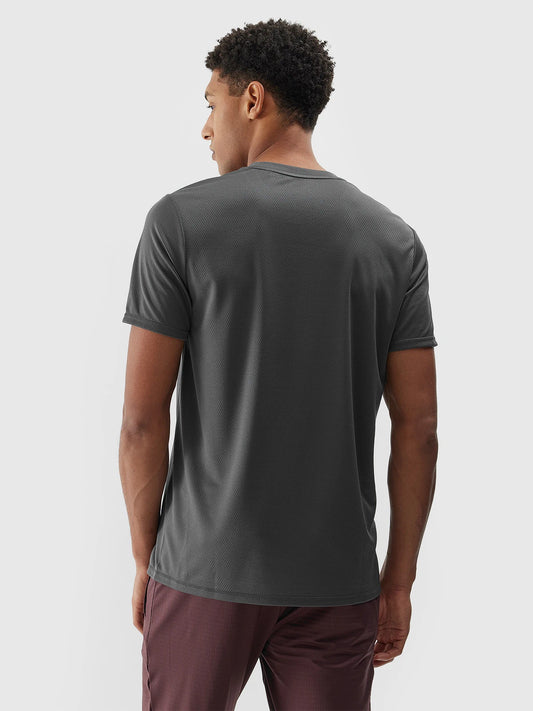 Tricou de antrenament pentru bărbați 4F M702 4FWSS24TFTSM702 Anthracite