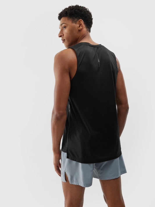 Maieu de alergare pentru bărbați 4F  M841 4FWSS24TFTSM841 Black