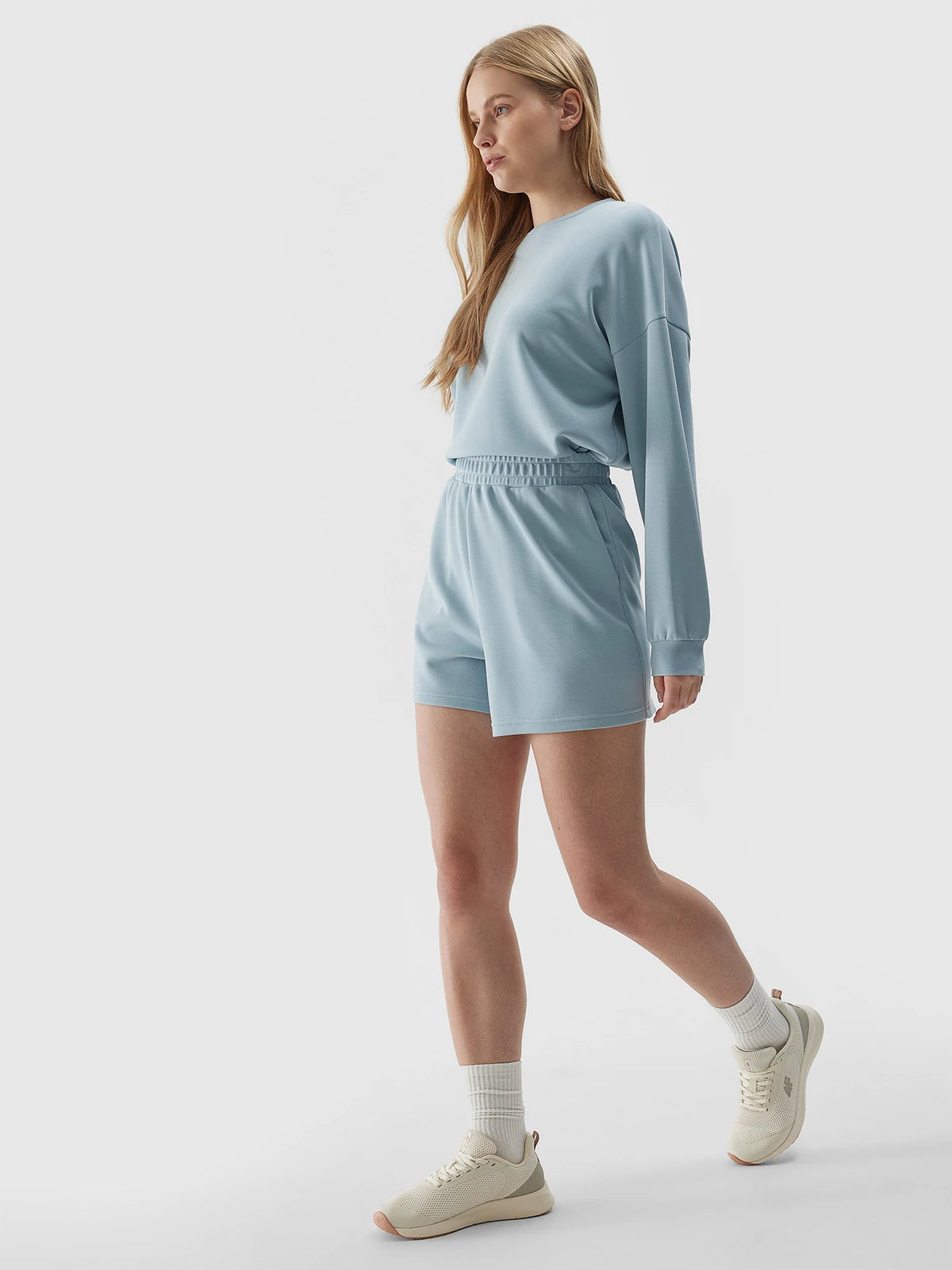 Женские шорты casual 4F F324 4FWSS24TSHOF324 Blue