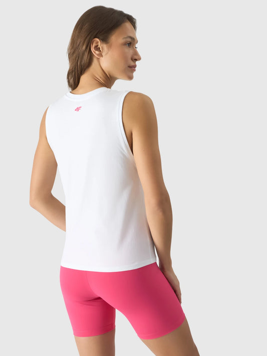 Женский топ 4F F069 4FWSS24TSLEF069 White