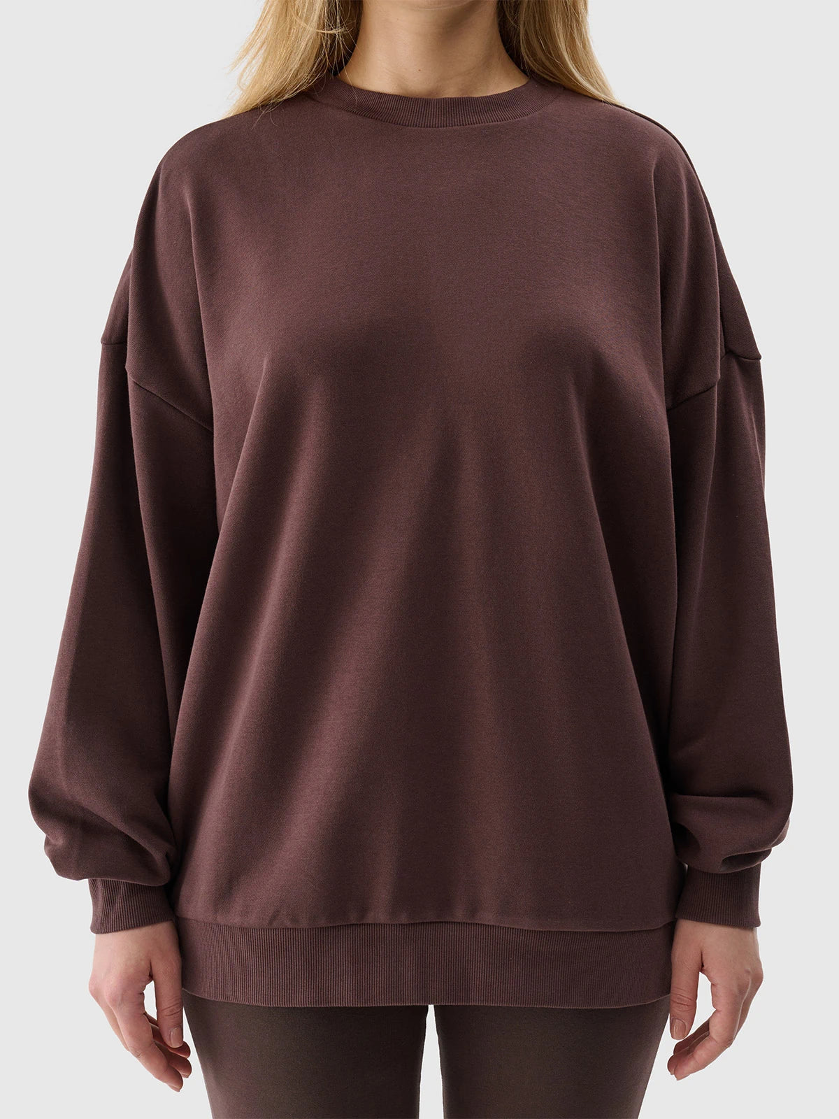 Pulover pentru femei 4F F1055 4FWSS24TSWSF1055 Brown