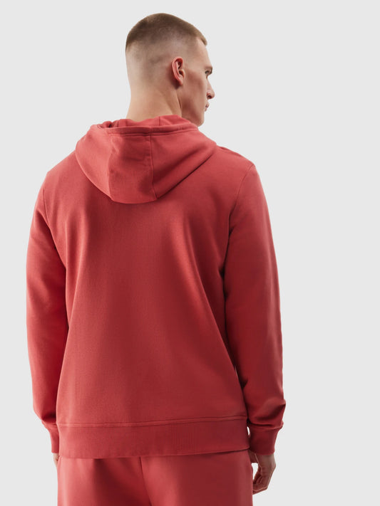 Мужской пуловер с капюшоном 4F M1012 4FWSS24TSWSM1012 Coral