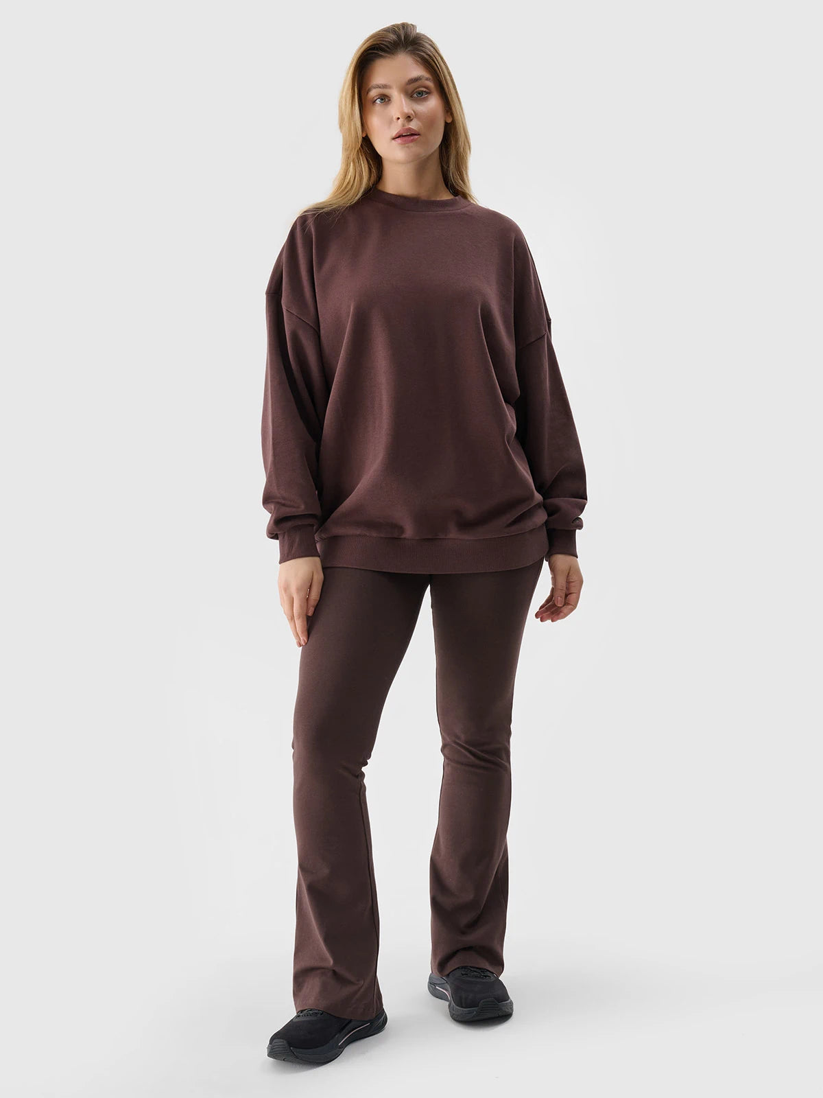 Женские расклешенные леггинсы 4F F149 4FWSS24TTIGF149 Brown