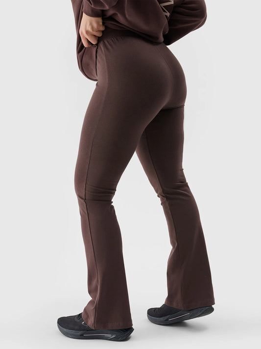 Женские расклешенные леггинсы 4F F149 4FWSS24TTIGF149 Brown