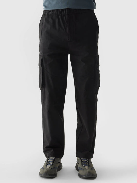 Pantaloni cargo casual pentru bărbați 4F M654 4FWSS24TTROM654 Black