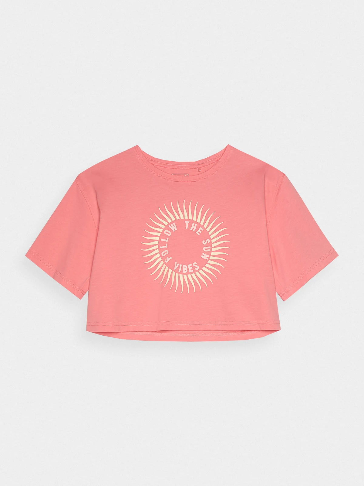 Женская футболка casual 4F F1266 4FWSS24TTSHF1266 Coral