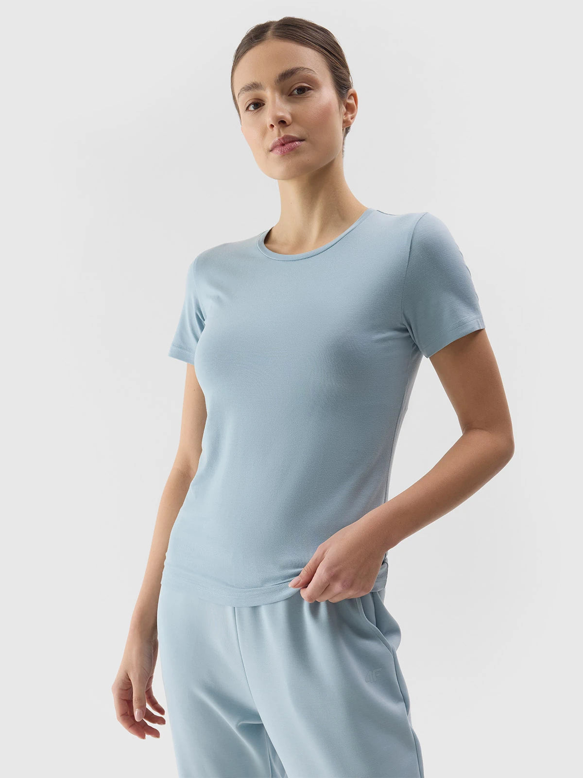 Tricou casual pentru femei 4F F1267 4FWSS24TTSHF1267 Blue