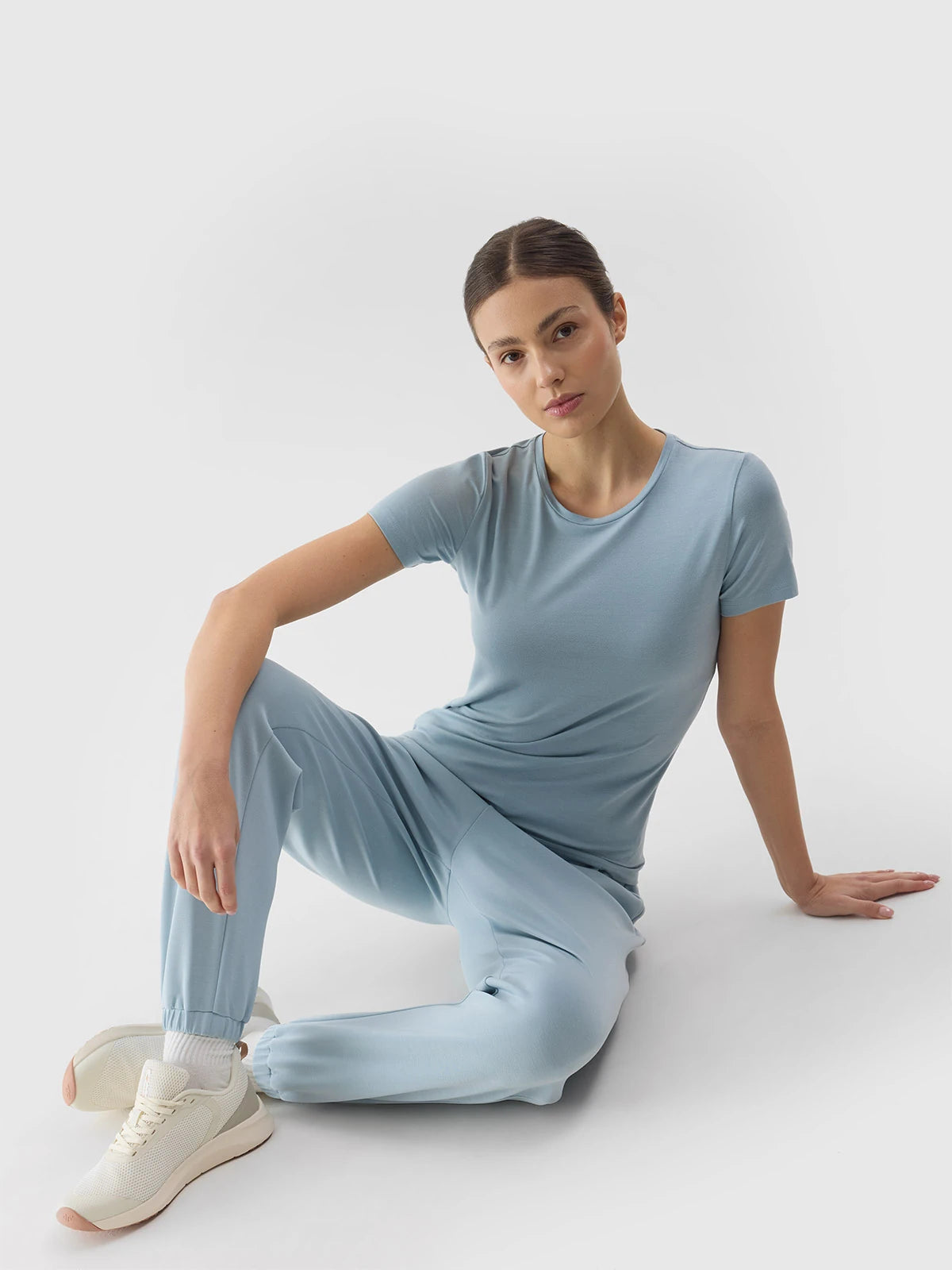 Tricou casual pentru femei 4F F1267 4FWSS24TTSHF1267 Blue