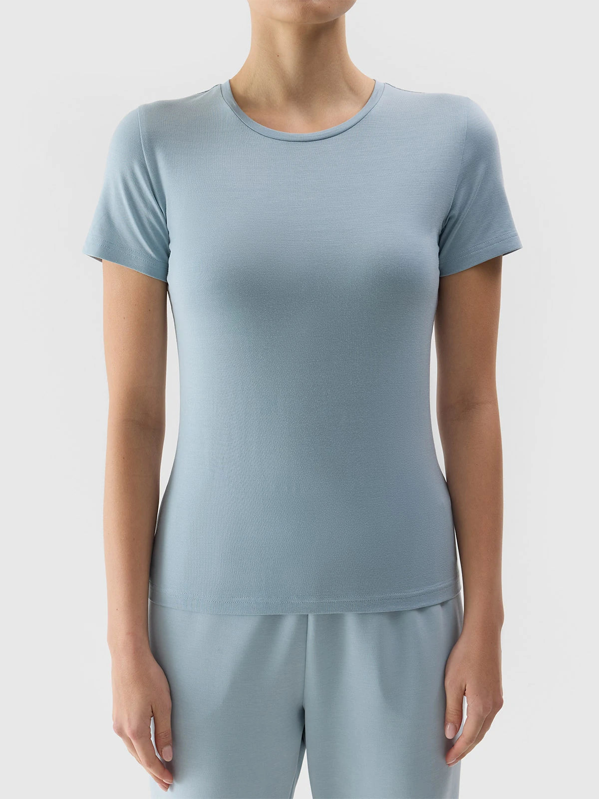 Tricou casual pentru femei 4F F1267 4FWSS24TTSHF1267 Blue