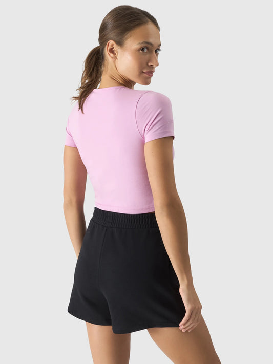 Tricou casual pentru femei 4F F1269 4FWSS24TTSHF1269 Pink