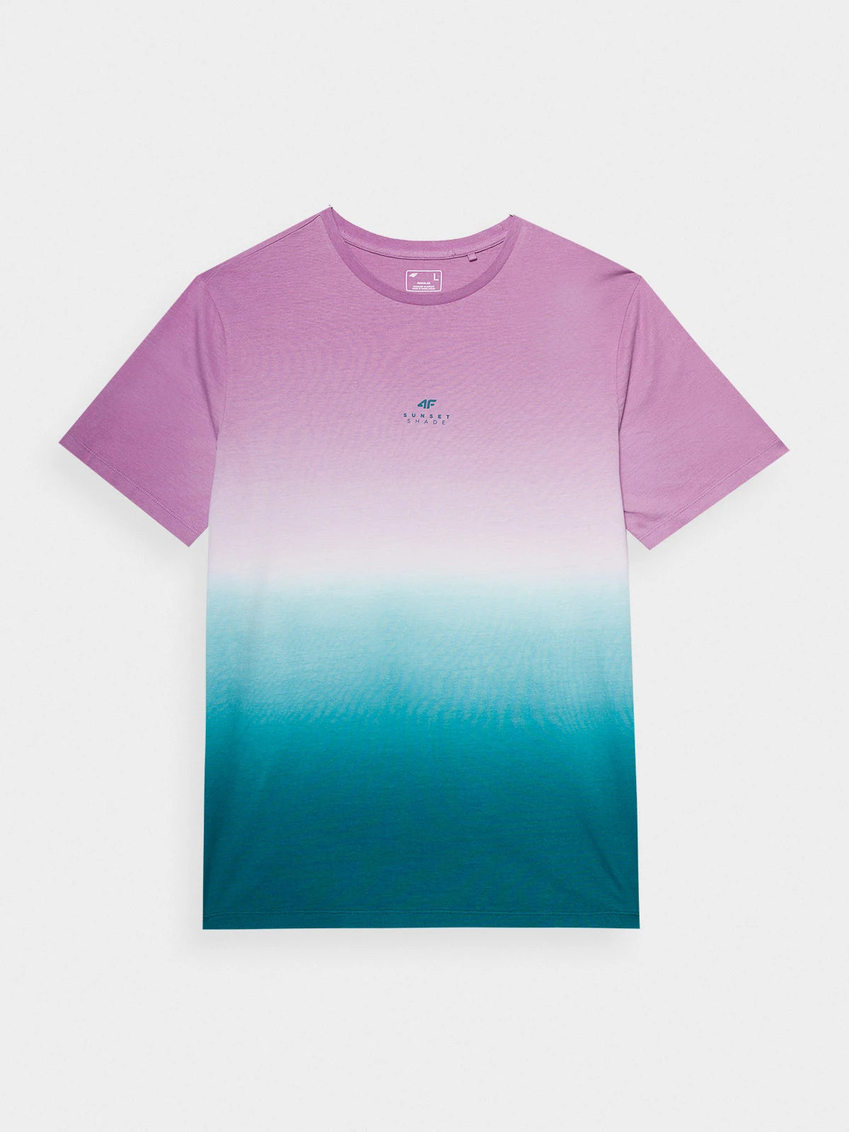 Tricou casual pentru bărbați 4F M1290 4FWSS24TTSHM1290 Violet