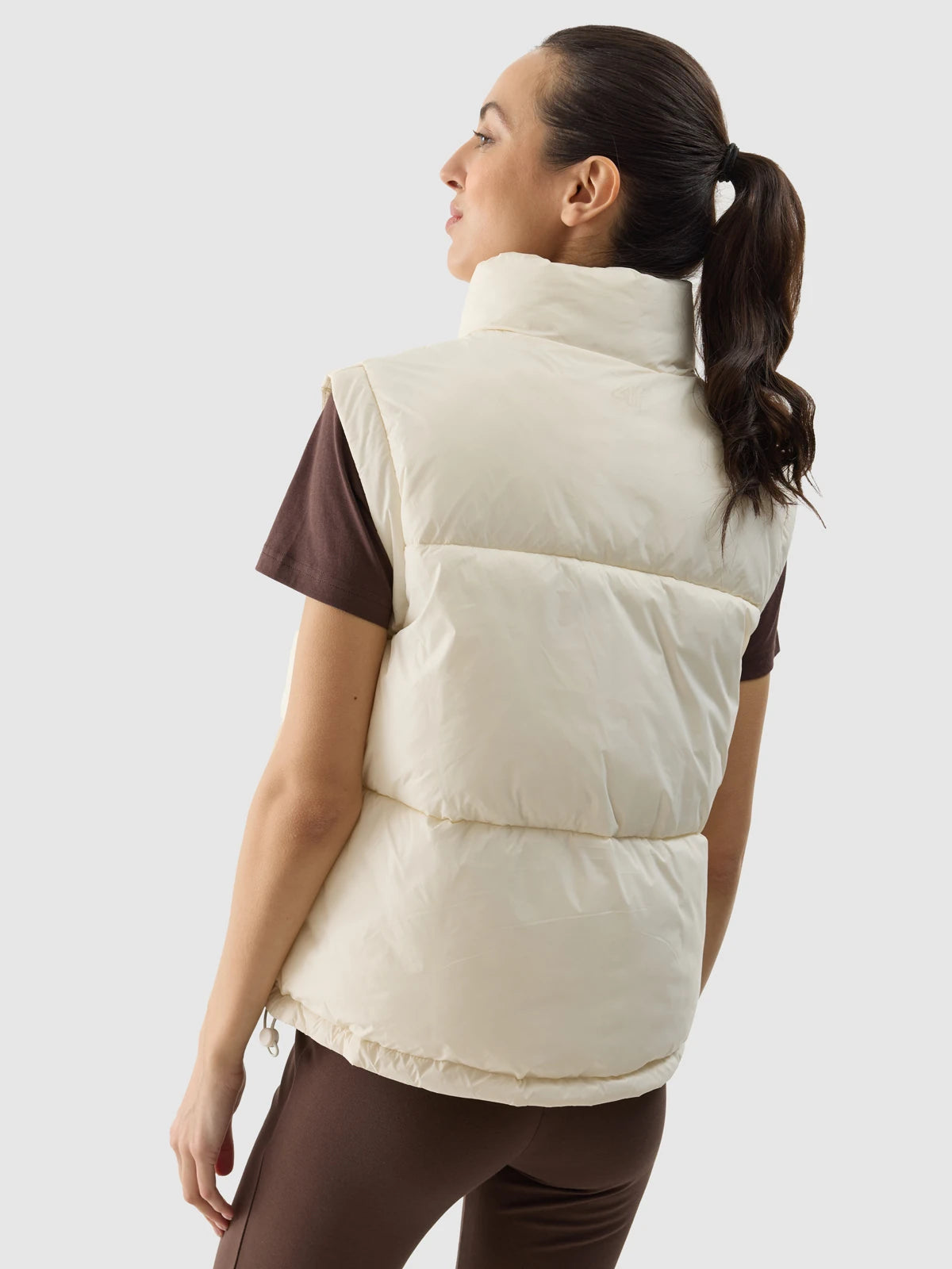 Женский жилет 4F F113 4FWSS24TVJAF113 Creme
