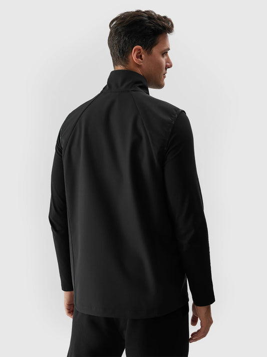 Мужская ветрозащитная куртка 4F M094 4FWSS24TVJAM094 Black