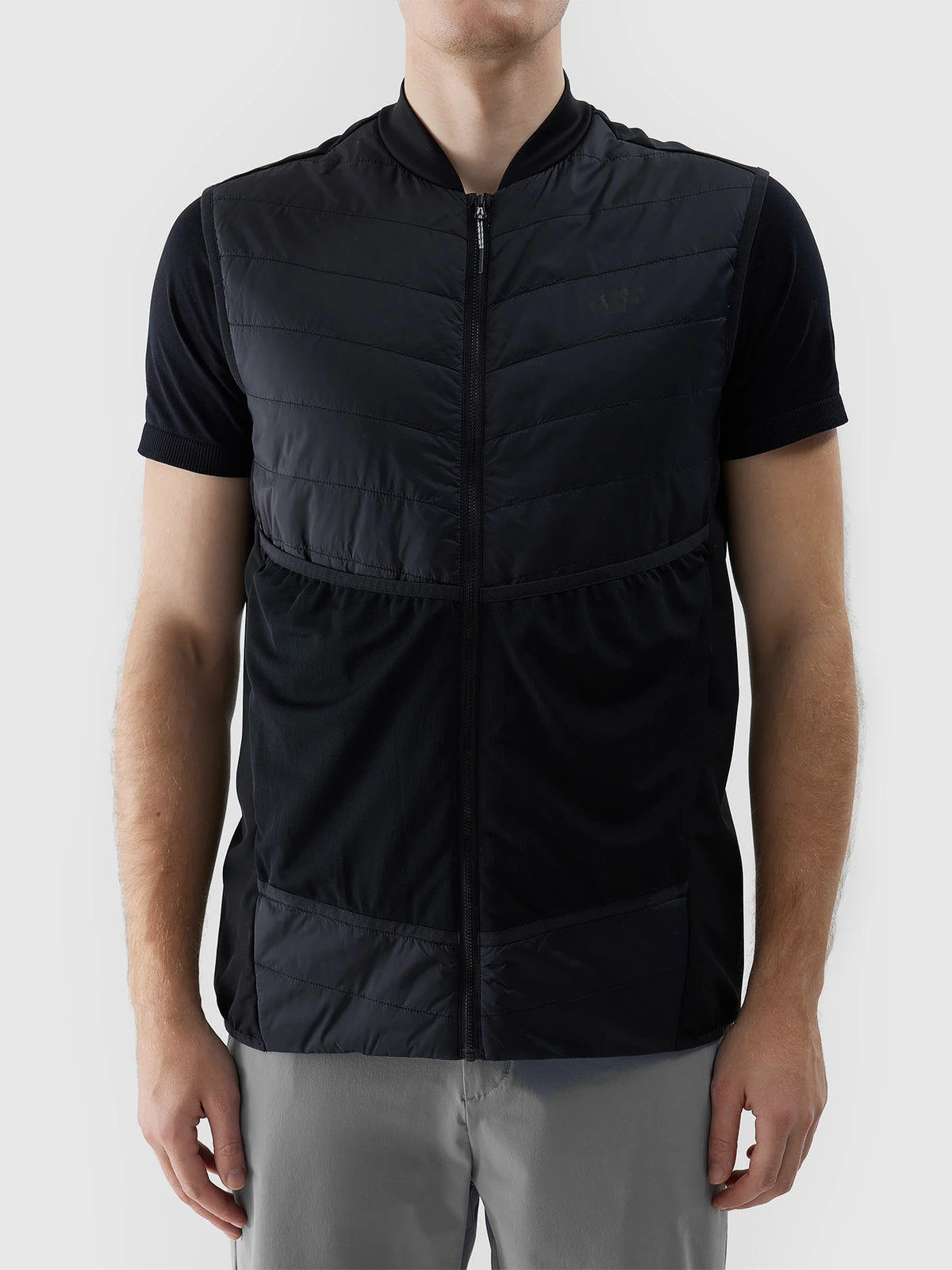 Vestă de trailrunning pentru bărbați 4F M095 4FWSS24TVJAM095 Black