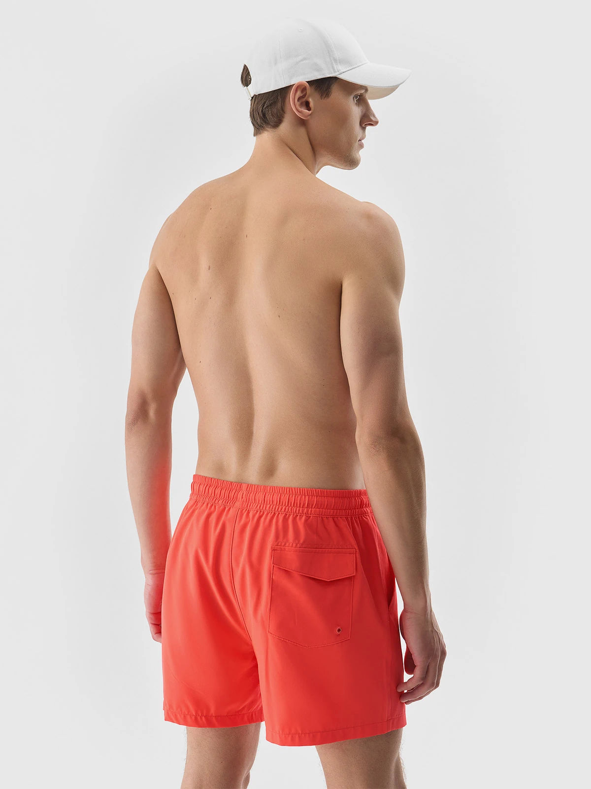 Pantaloni scurți de plajă pentru bărbați 4F M085 4FWSS24UBDSM085 Red