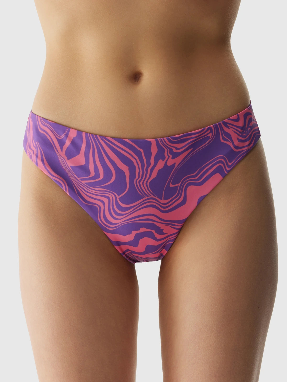 Женские плавки бикини 4F F049 4FWSS24UBKBF049 Pink allover