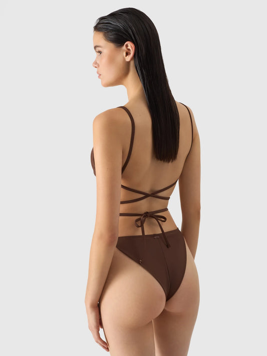 Женский топ бикини 4F F041 4FWSS24UBKTF041 Brown