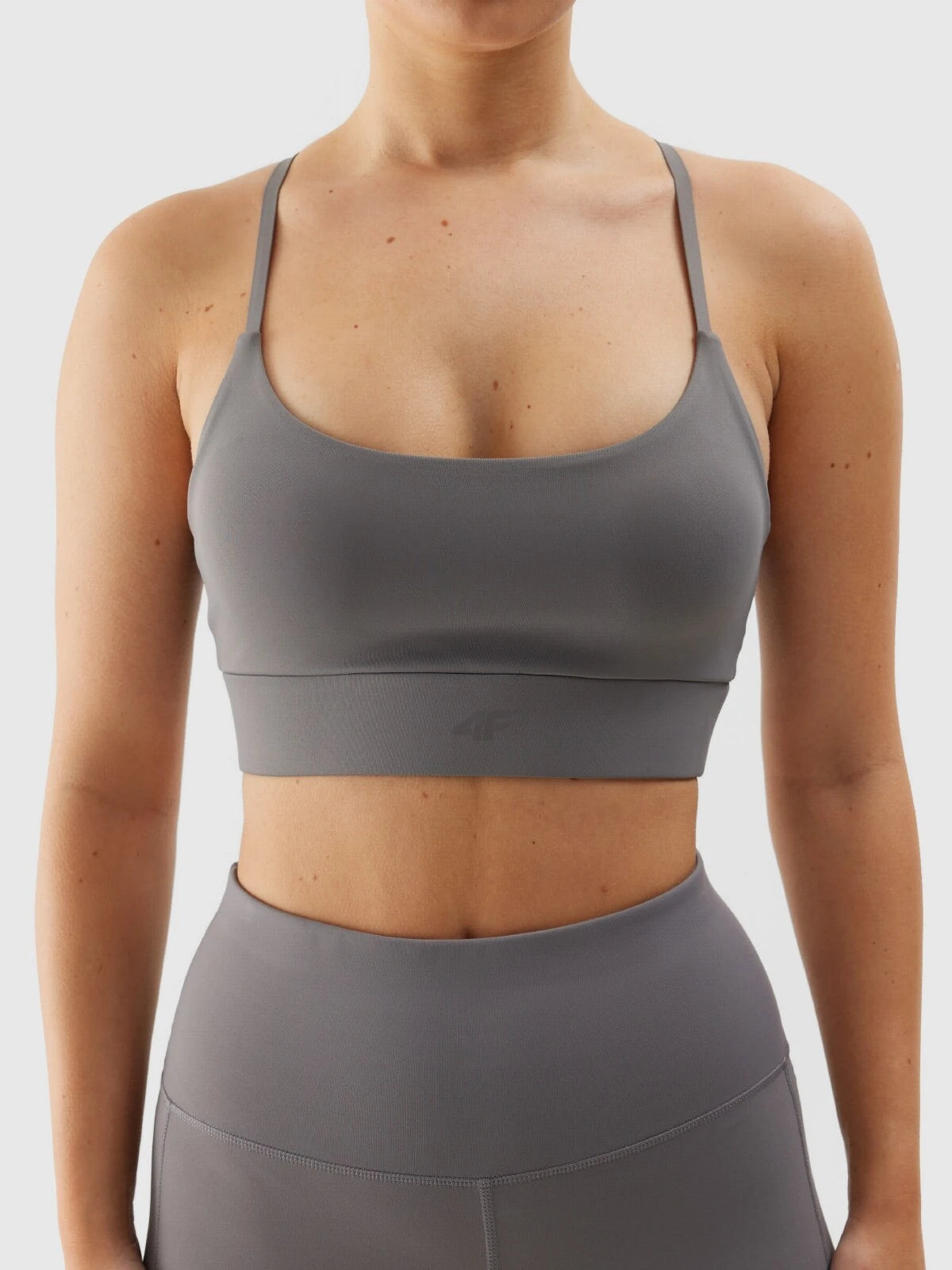 Bra pentru antrenamente 4F F096 4FWSS24USBAF096 Grey