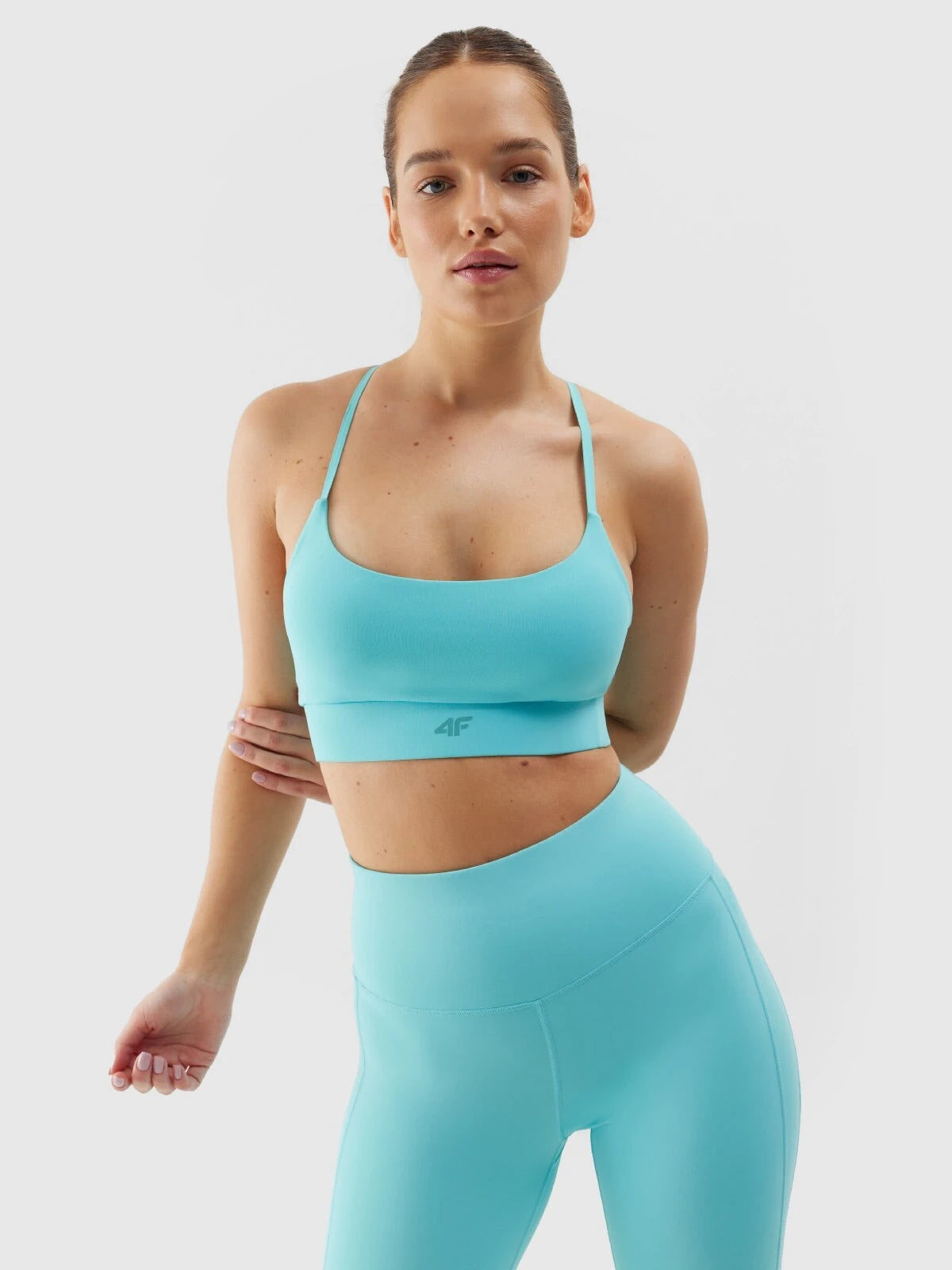 Bra pentru antrenamente 4F F096 4FWSS24USBAF096 Blue