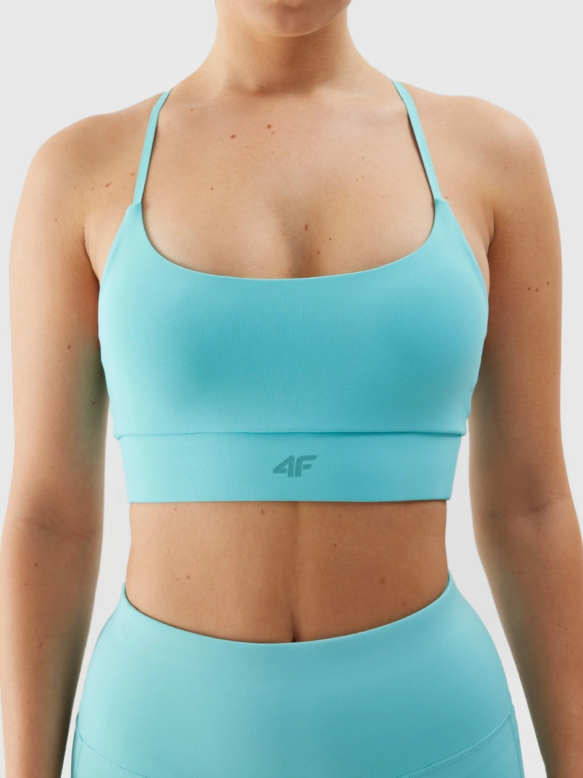 Bra pentru antrenamente 4F F096 4FWSS24USBAF096 Blue