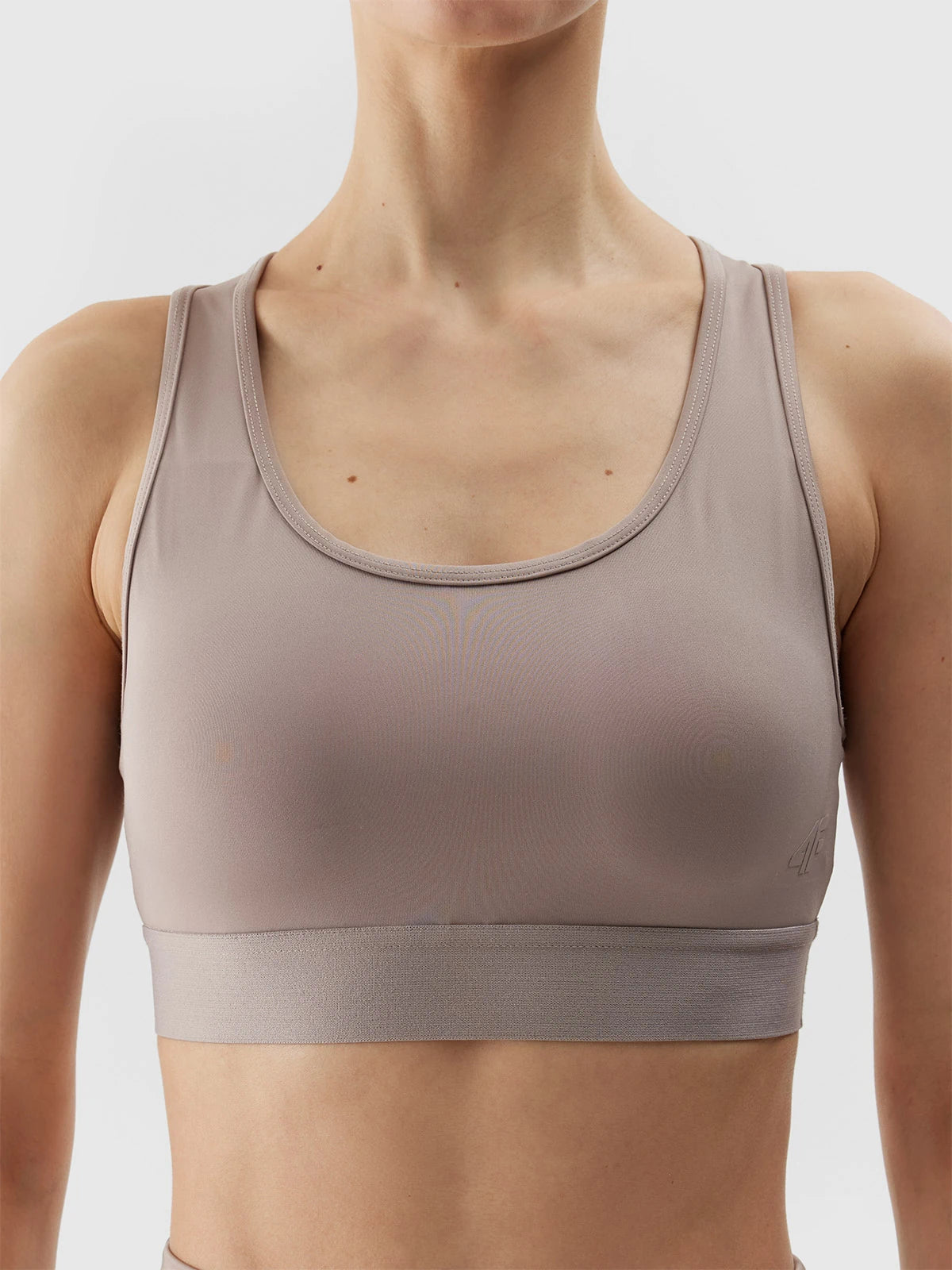 Bra pentru antrenamente 4F F097 4FWSS24USBAF097 Beige
