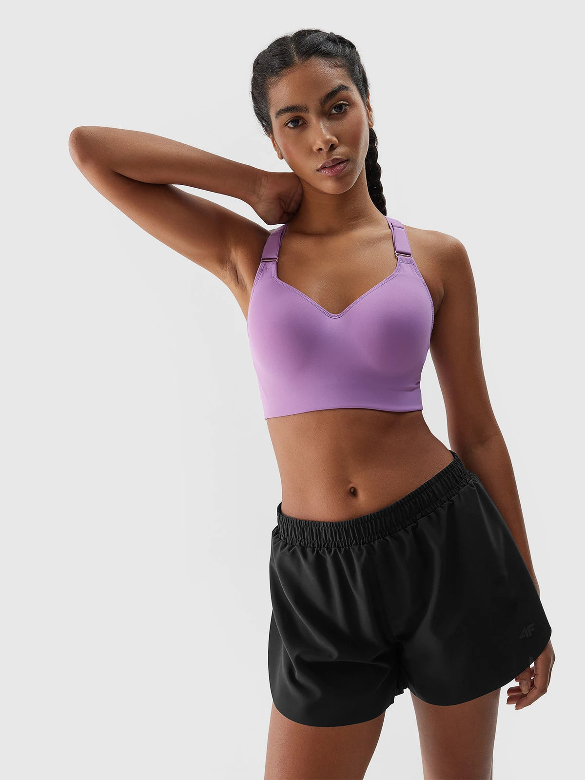 Bra pentru alergare 4F F114 4FWSS24USBAF114 Violet