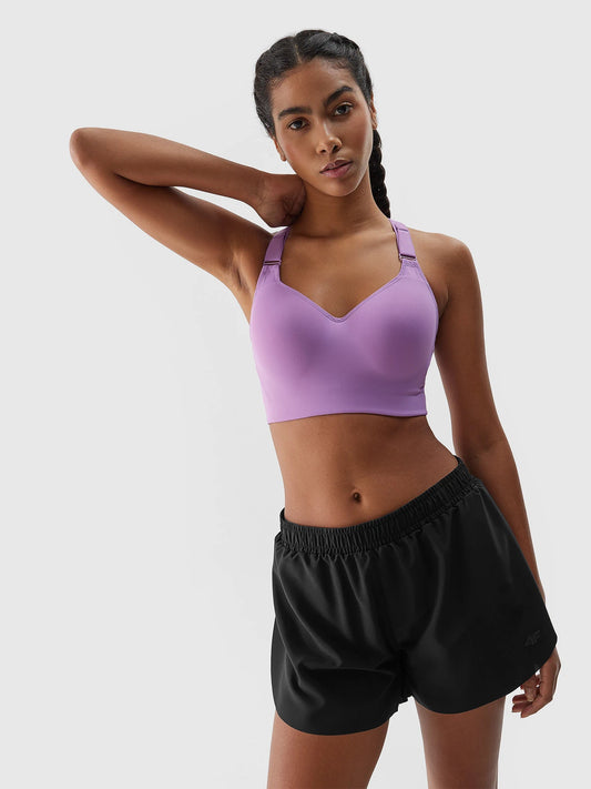 Бра для бега 4F F114 4FWSS24USBAF114 Violet