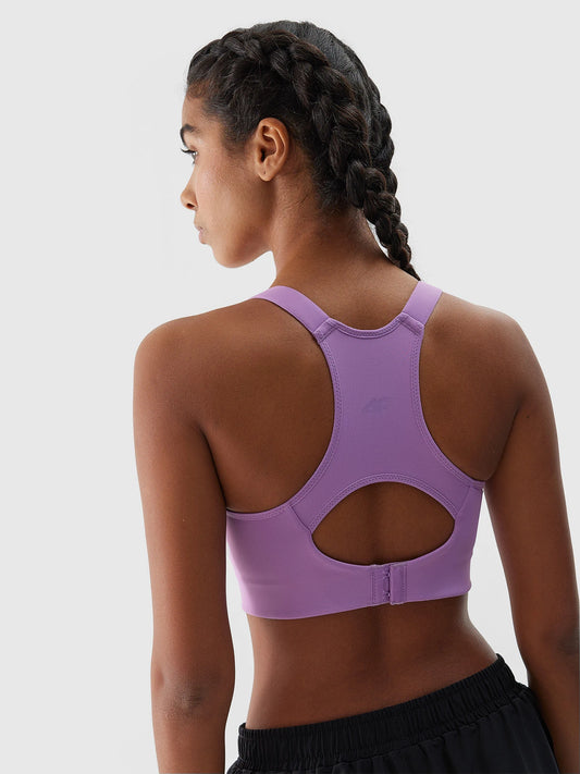 Бра для бега 4F F114 4FWSS24USBAF114 Violet