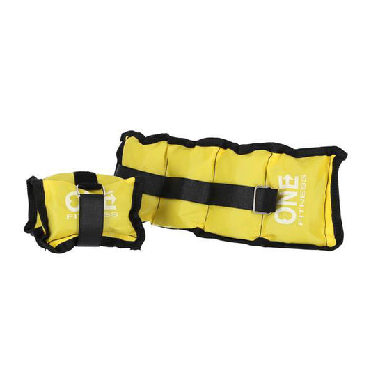 Ww01 pillow weights 2 x 0.7 kg one fitness (yellow)