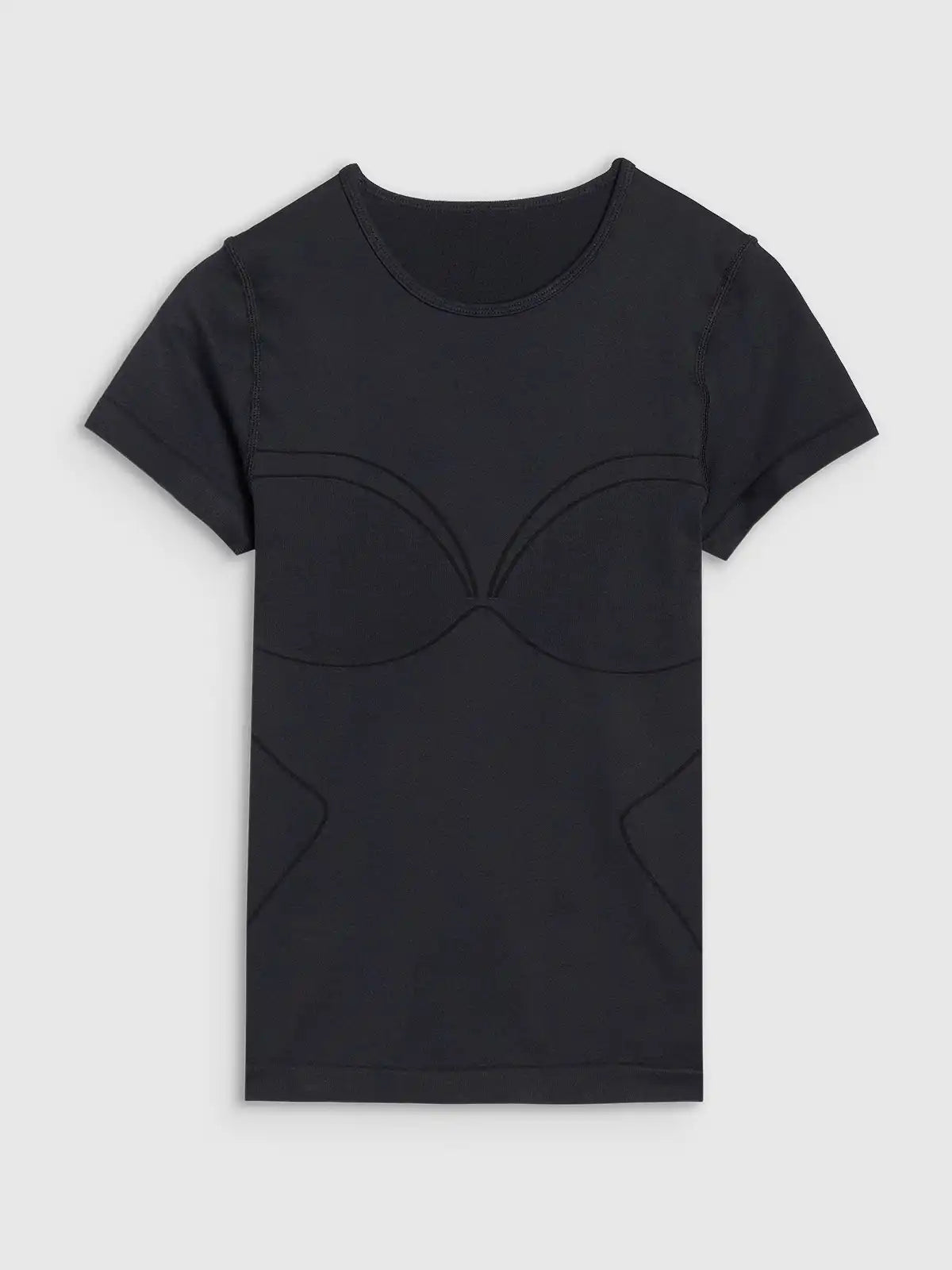 Tricou de yoga pentru femei 4F F1270 4FWSS25TFTSF1270 deep black