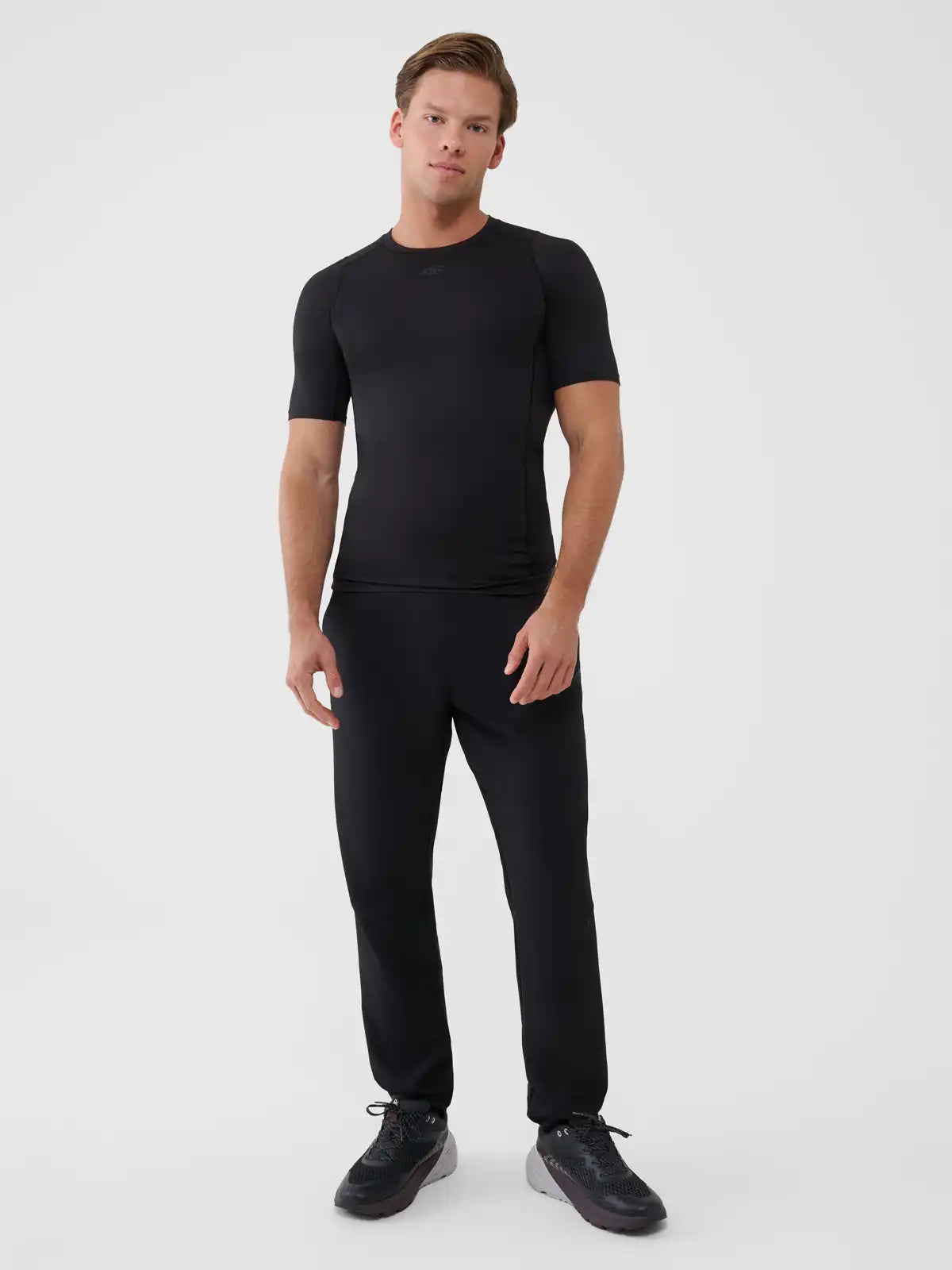Мужская футболка для тренировок 4F M1218 4FWSS25TFTSM1218 Deep black