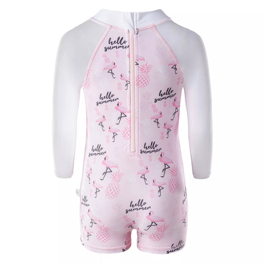 Детский купальный костюм aquawave uvio baby pink flamingo print