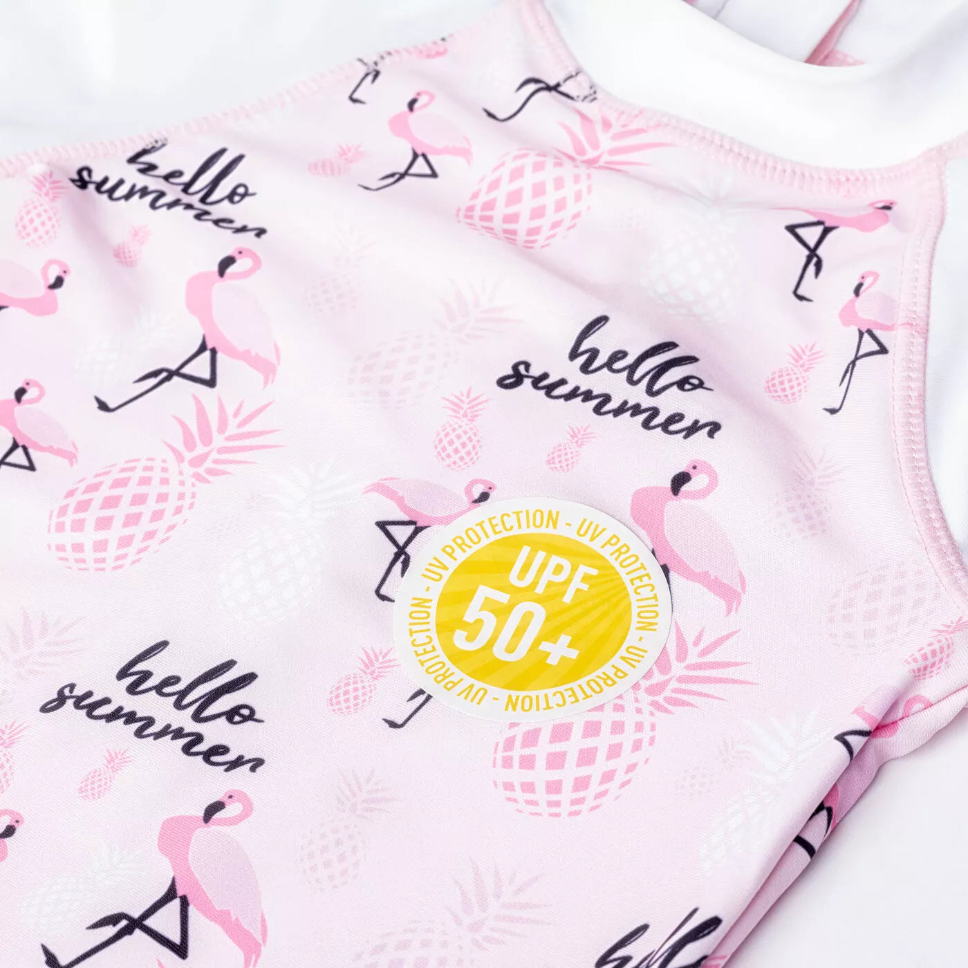 Детский купальный костюм aquawave uvio baby pink flamingo print