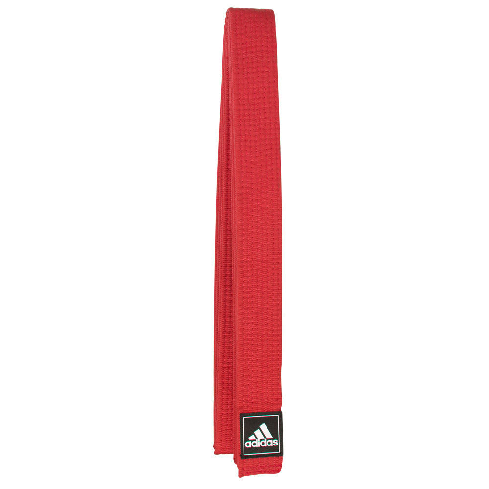 Centură pentru kimono ADIB220P CLUB COLOR BELT POLYBAG PACK Red