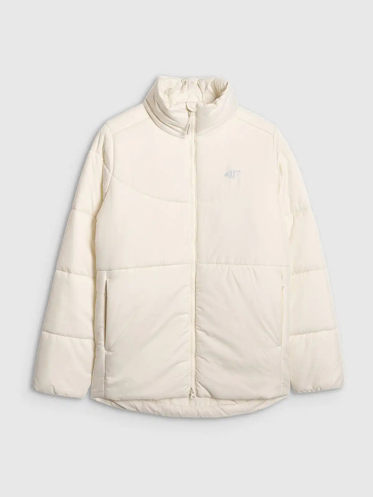 Jachetă de puf pentru femei 4F F583 4FWAW25TDJAF583 creme