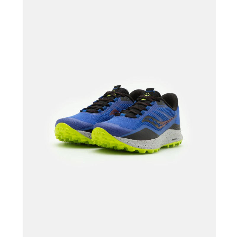 Adidași bărbați pentru trailrunning Saucony S20737-25 PEREGRINE 12 blue raz/acid