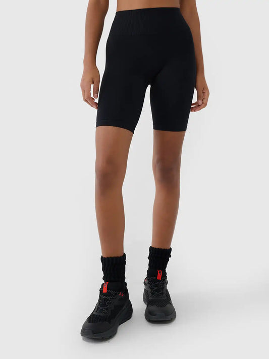 Женские леггинсы для тренировок 4F F075 4FRSS25TFSTF075 Deep black