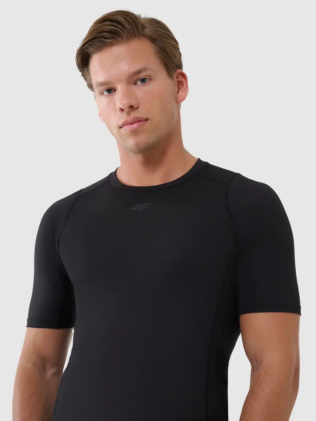 Мужская футболка для тренировок 4F M1218 4FWSS25TFTSM1218 Deep black