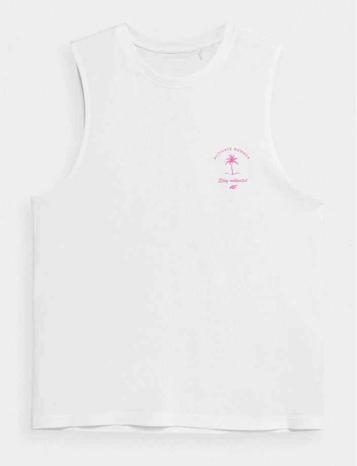 Майка casual 4F h4l22-tsd024 white