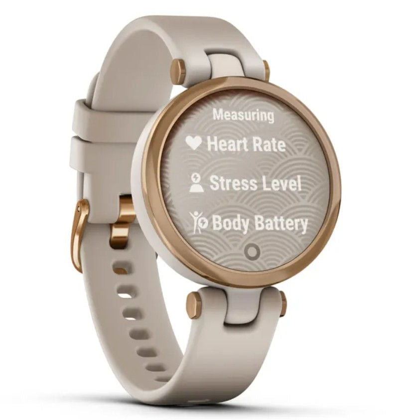 Смарт - часы 010-02384-11 - garmin lily rosegold lightsand sillcone