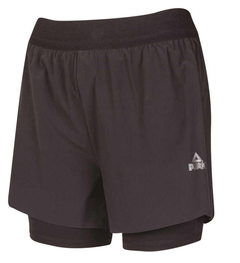 Pantaloni scurți de alergare pentru bărbați Peak FW3250042 black