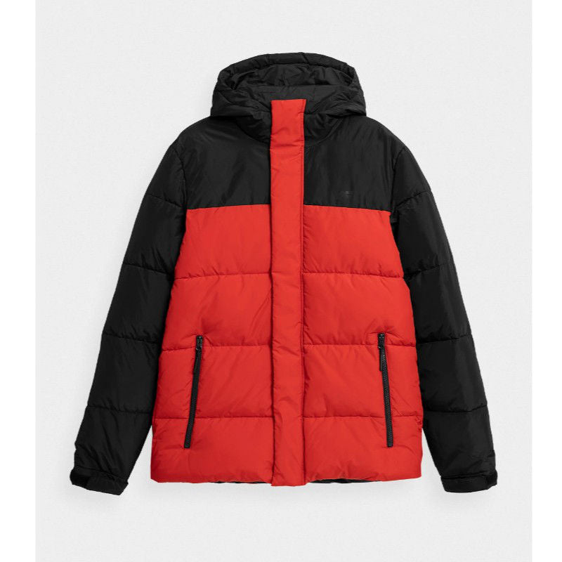 Стеганый пуховик 4F jacket kump009 dark red