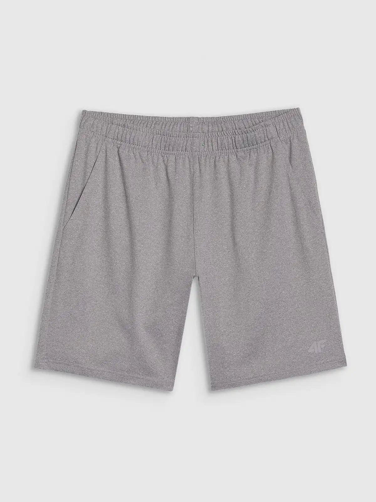 Pantaloni scurți de antrenament pentru bărbați 4F M1310 4FWMM00TFSHM1310 Grey melange