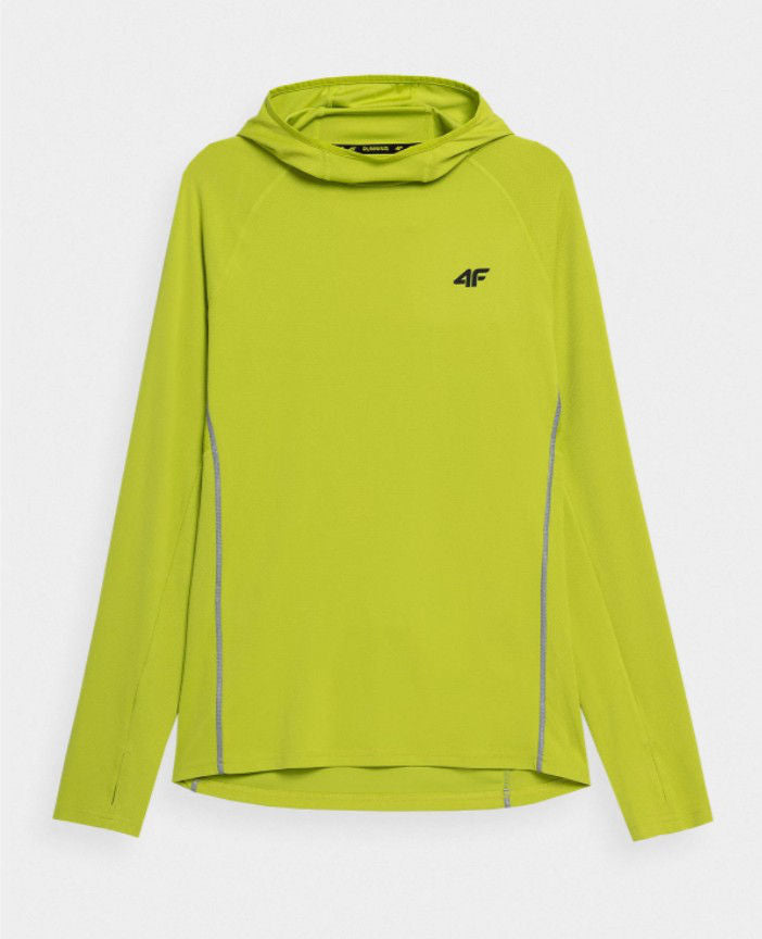 Longsleeve pentru antrenamente 4F H4L22-BLMF013 Lemon